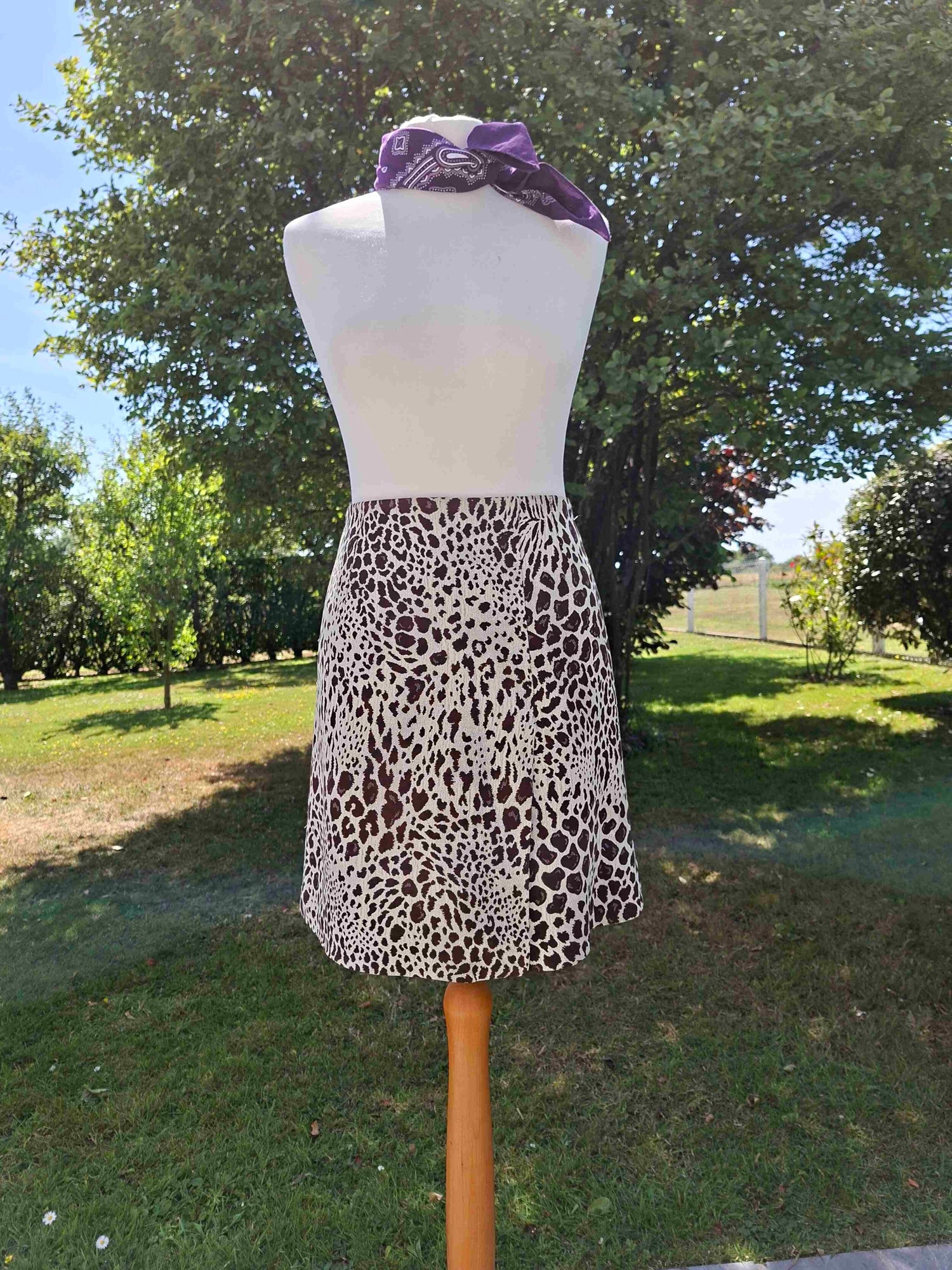 Leopard skirt