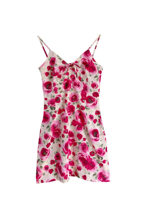 Floral print nightgown