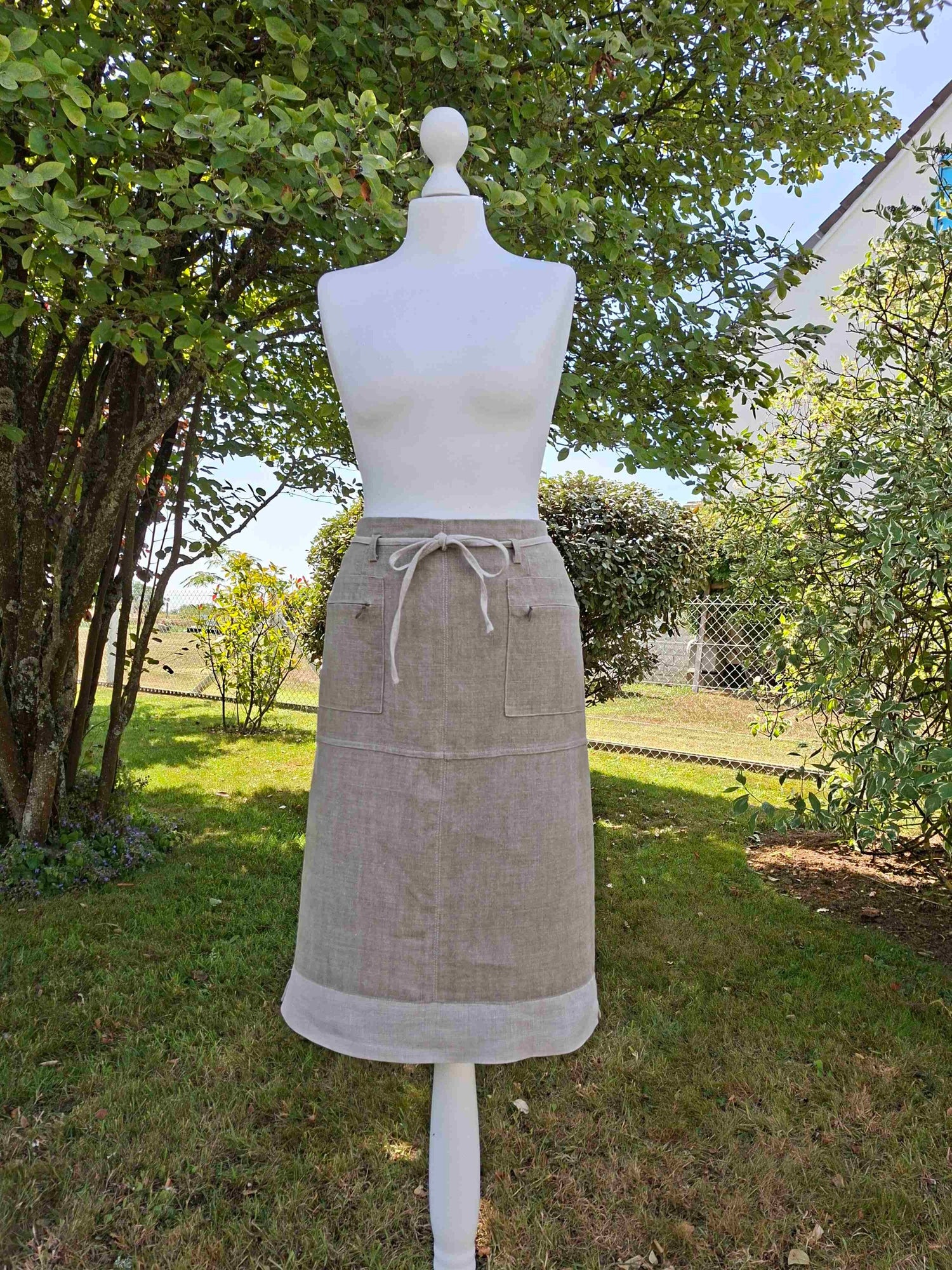 Linen skirt