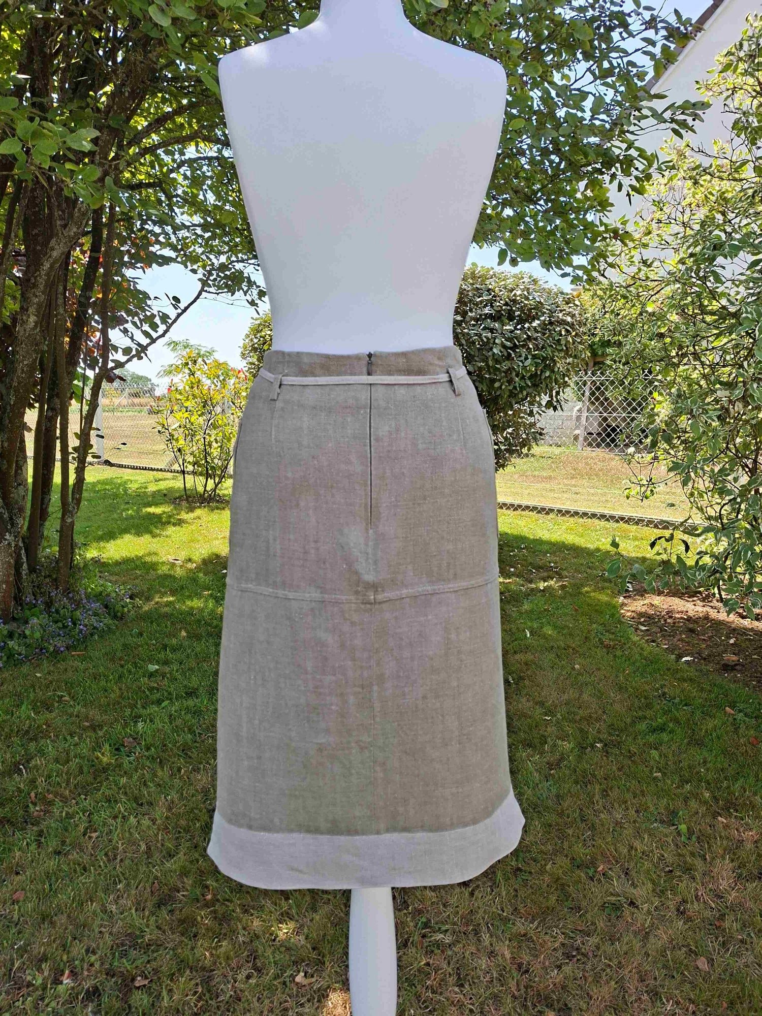 Linen skirt