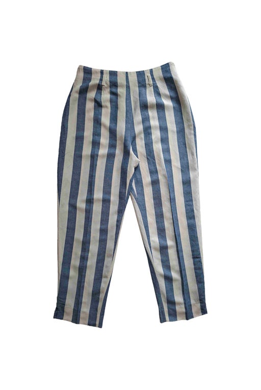 Pantalon droit lin