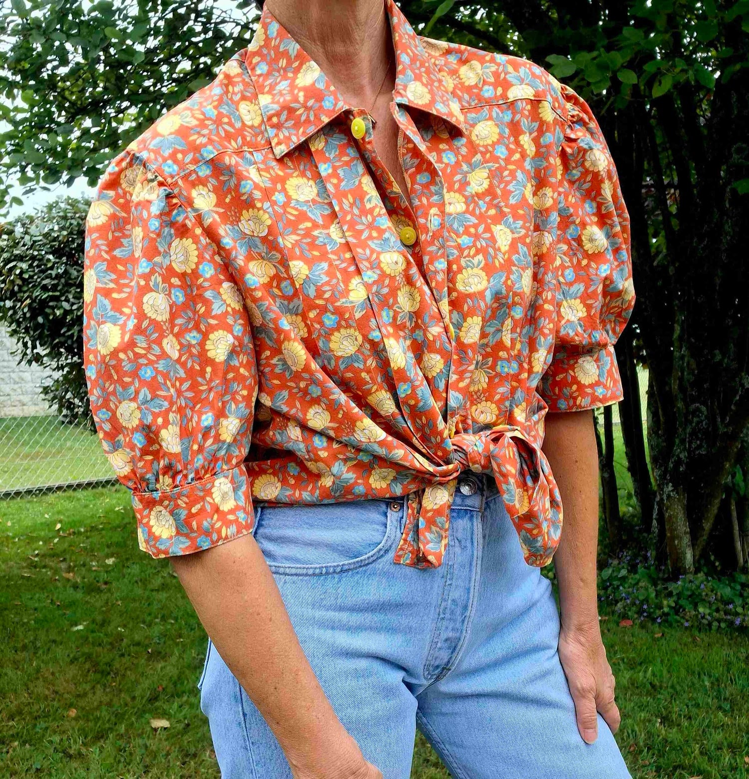 Floral blouse