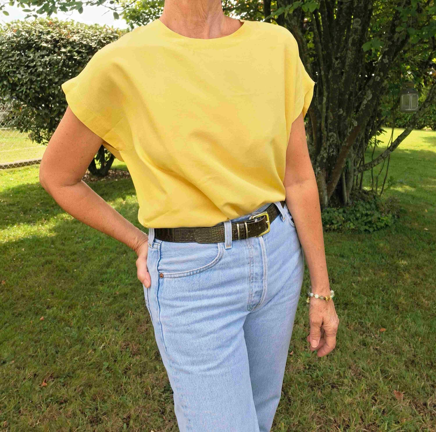 Top en soie Burberry