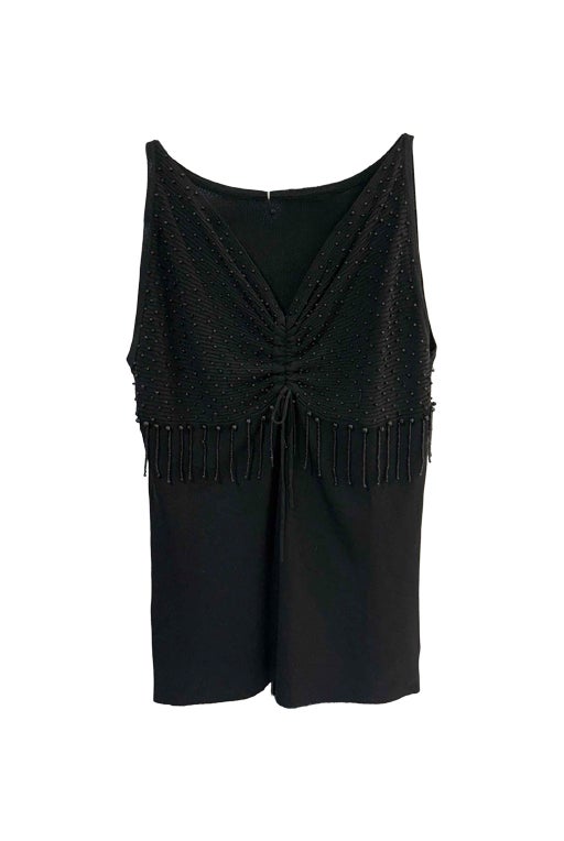 Top à perles 90's
