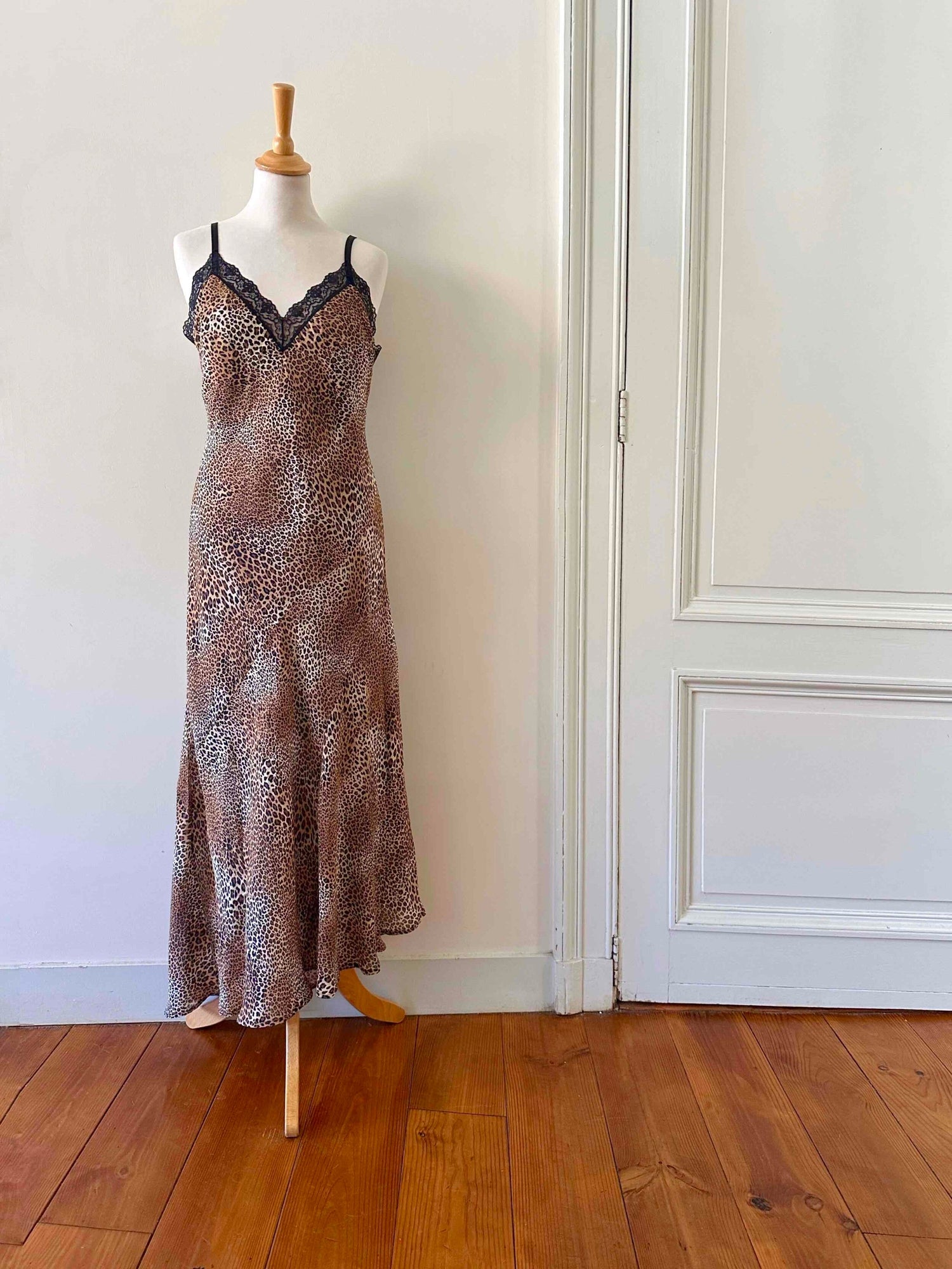 Leopard print nightgown