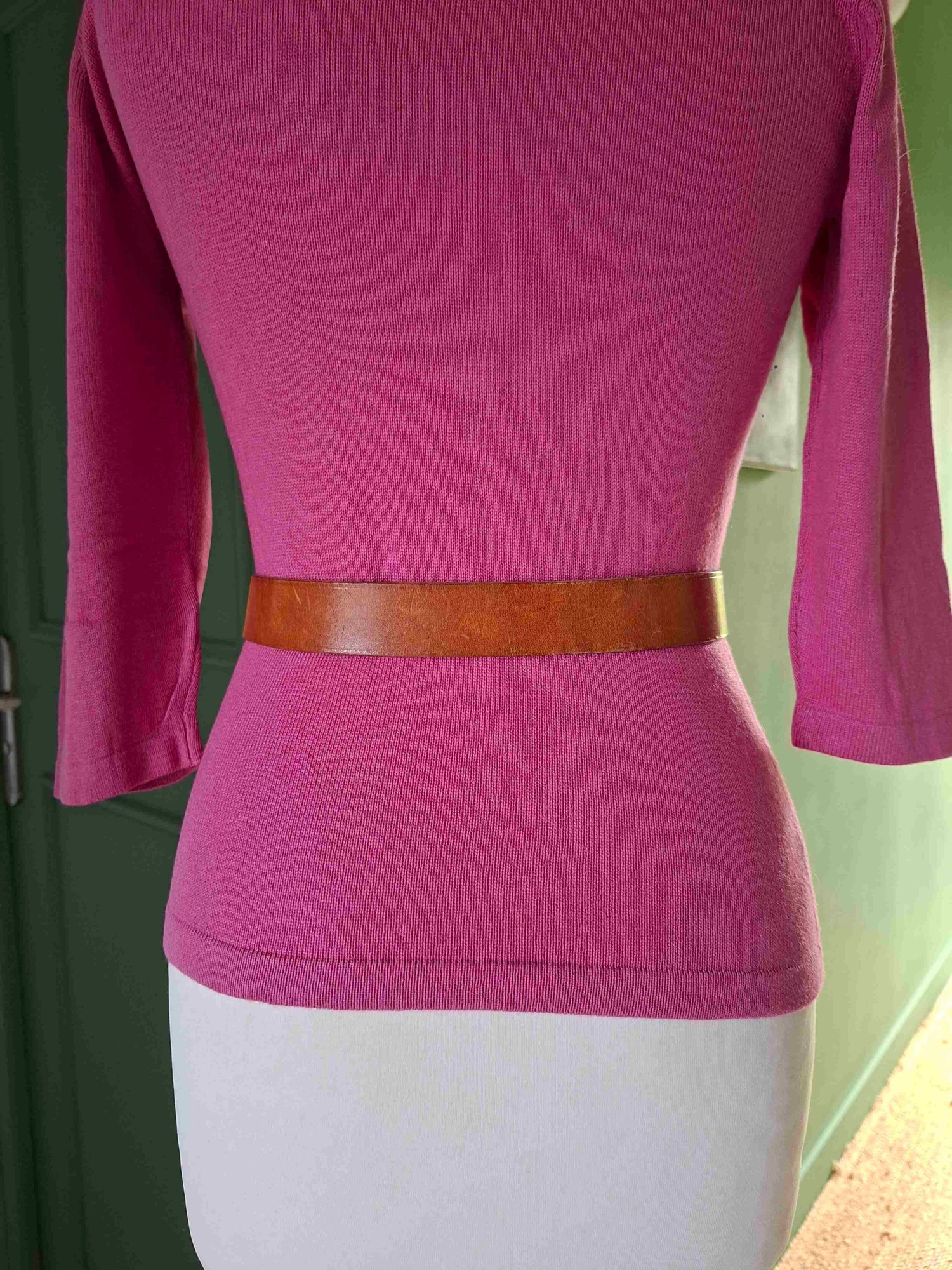 70's leather belt