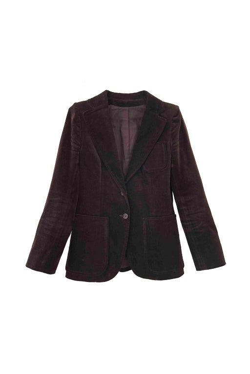 Veste en velours