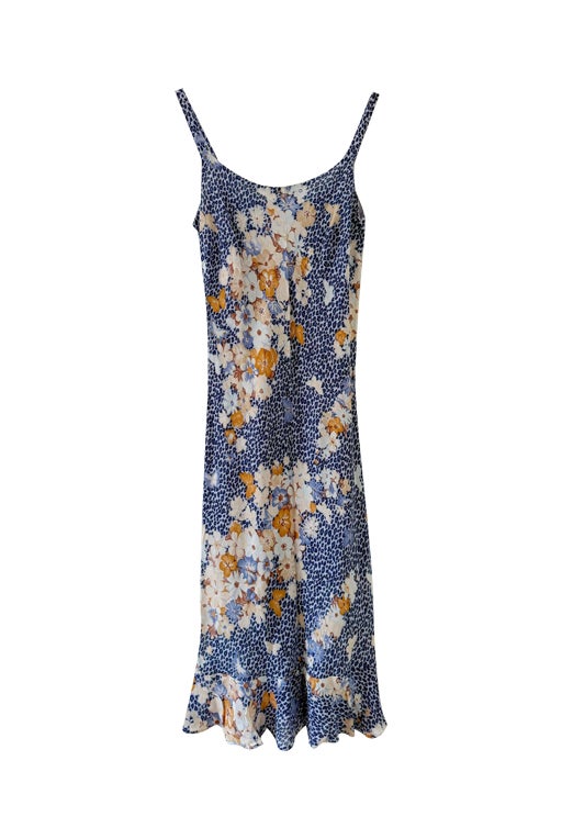 Leopard and floral dress