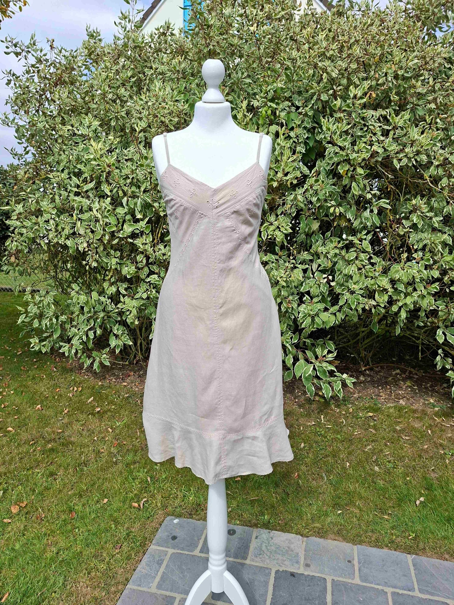 90s linen dress