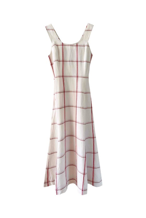 Linen Vichy dress