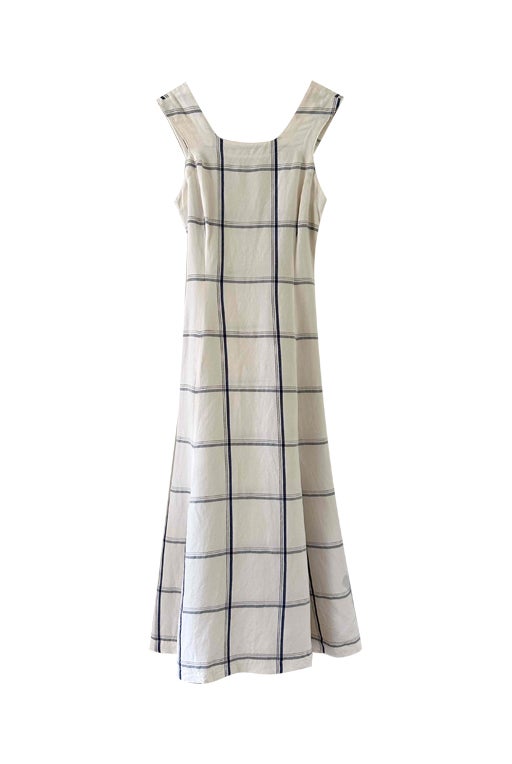 Linen Vichy dress