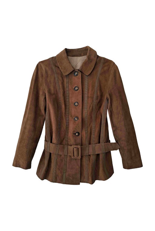 Saharienne en daim 70's