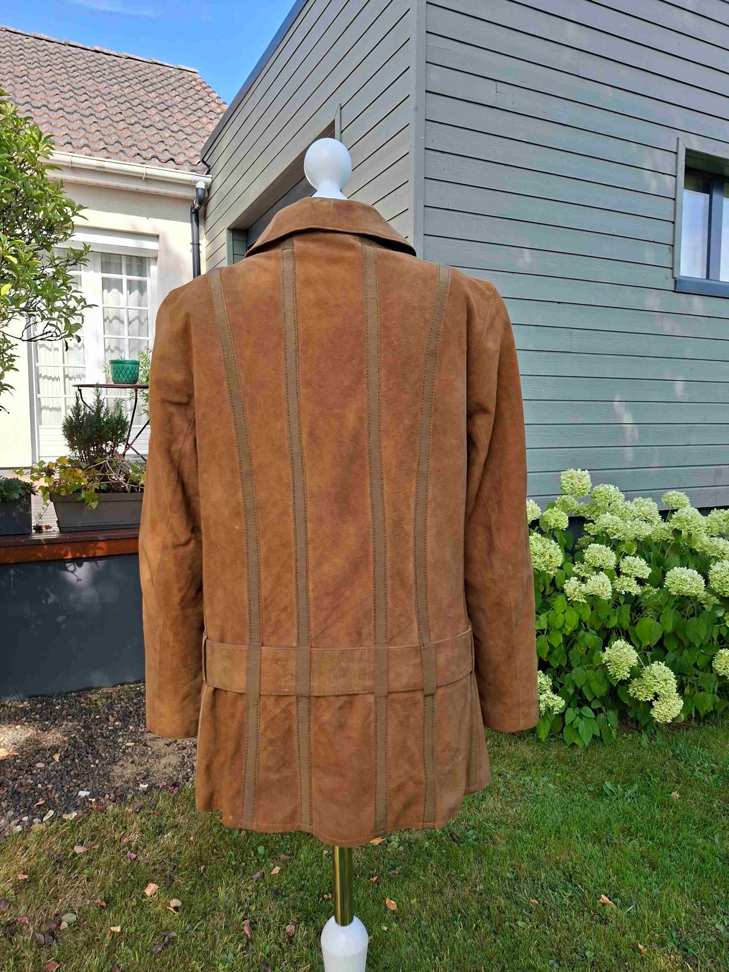 Saharienne en daim 70's