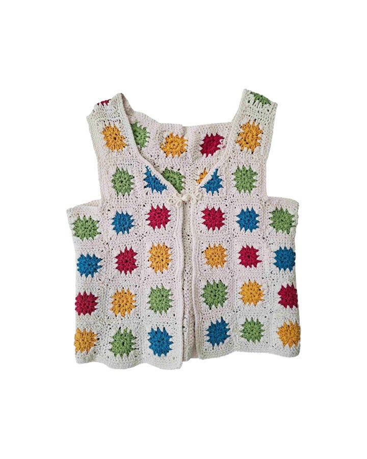 Crocheted vest