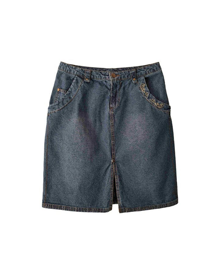 90s denim skirt