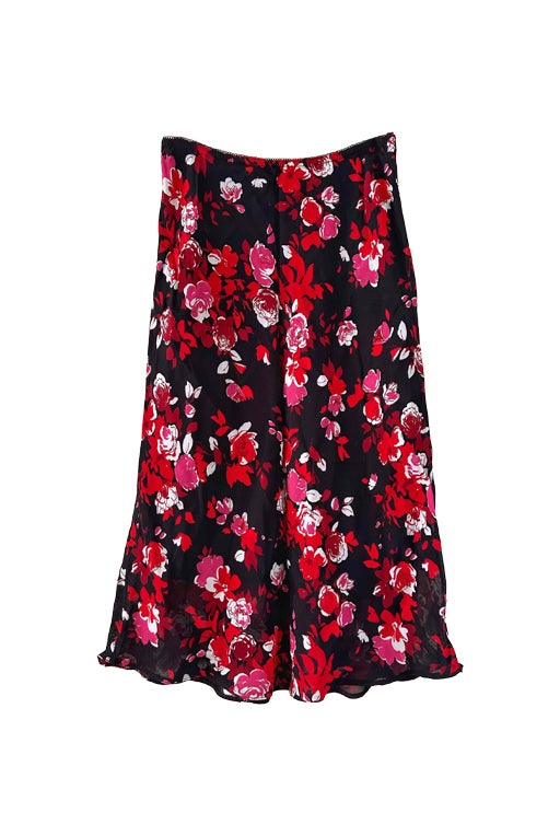 Jupe à fleurs