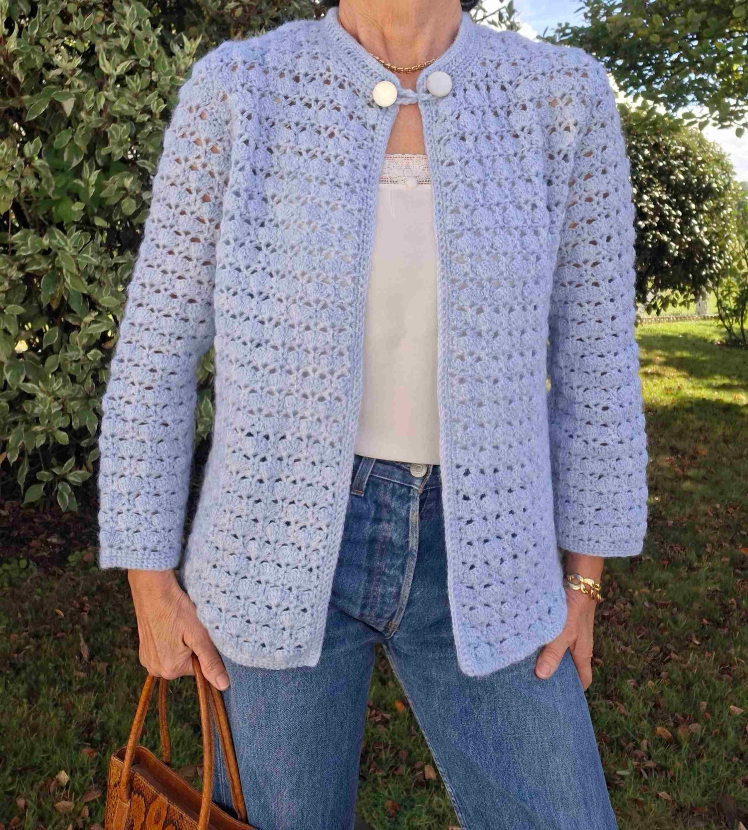 Cardigan en crochet
