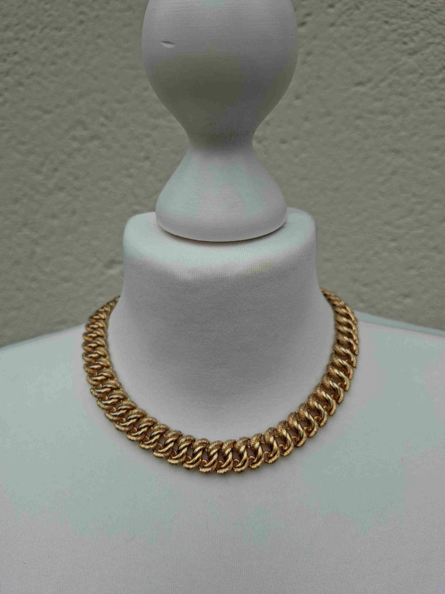 Collier à maillons plaqué or