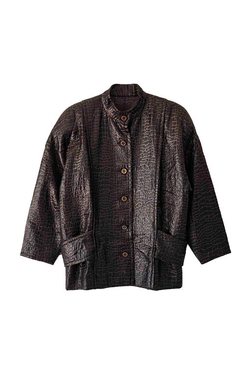 Manteau en simili cuir