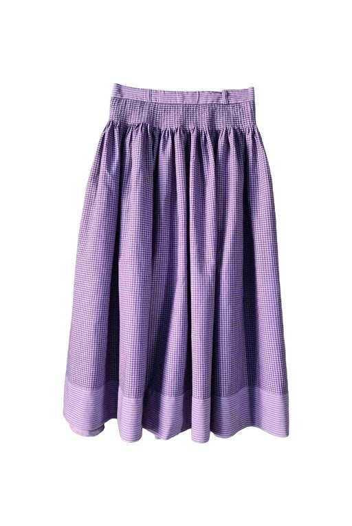Vichy skirt