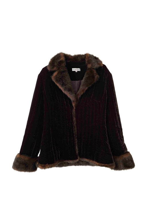 Manteau en velours