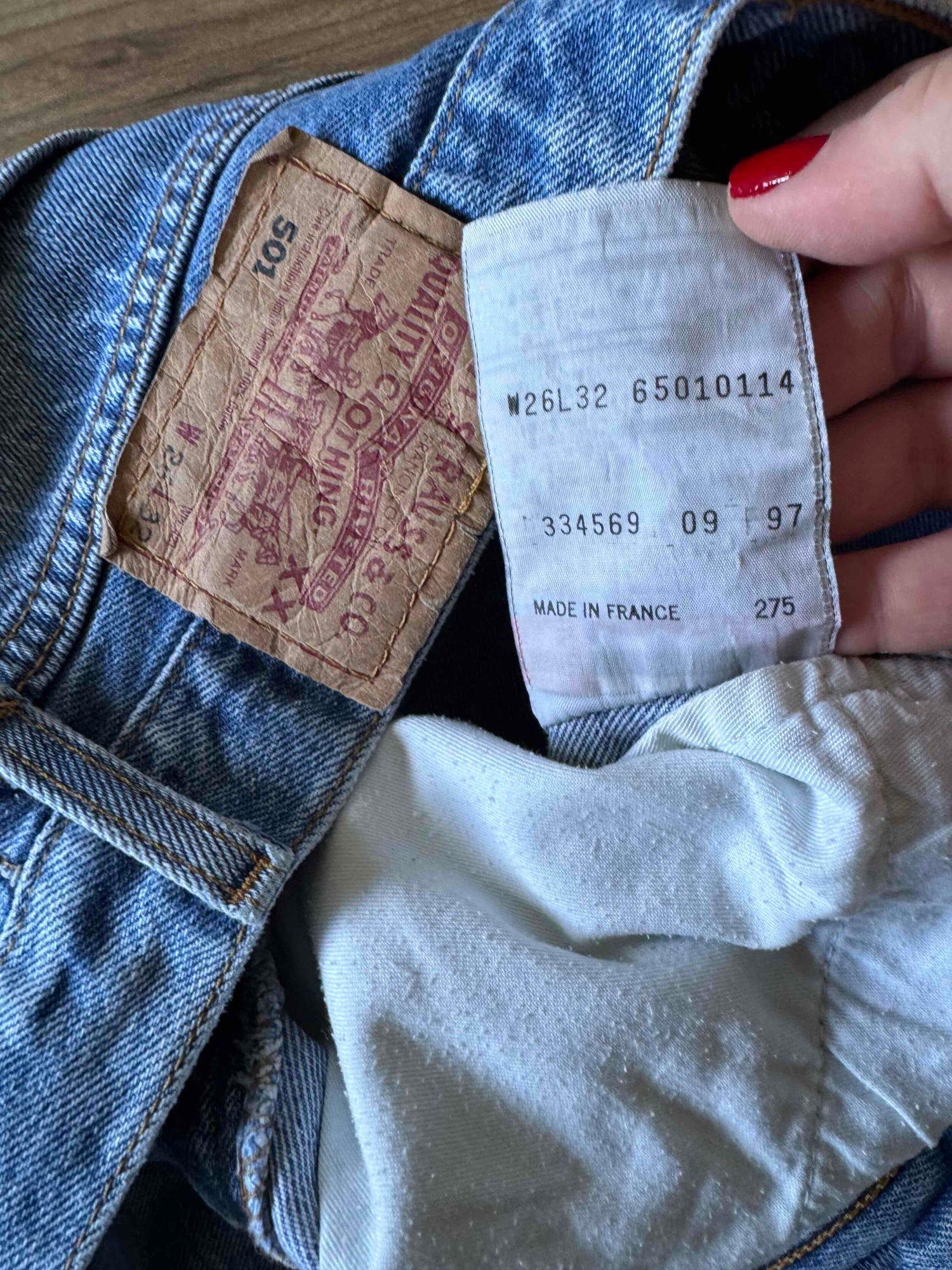 Jean Levi’s 501 W26 L32