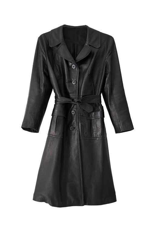 Trench en cuir