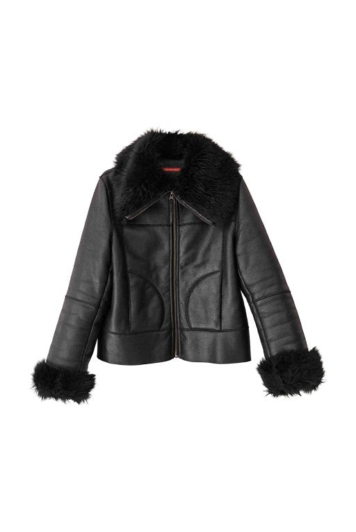 Manteau en cuir