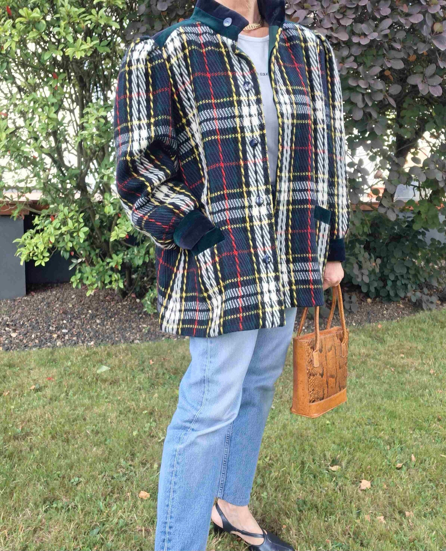 Manteau en tartan