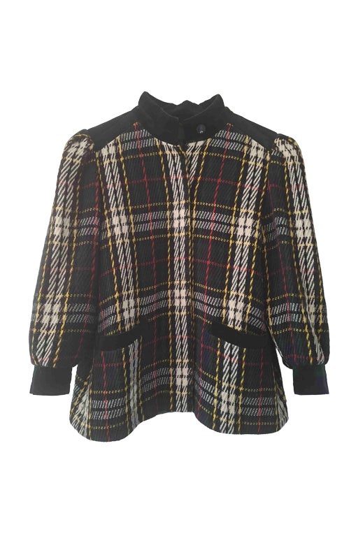 Manteau en tartan
