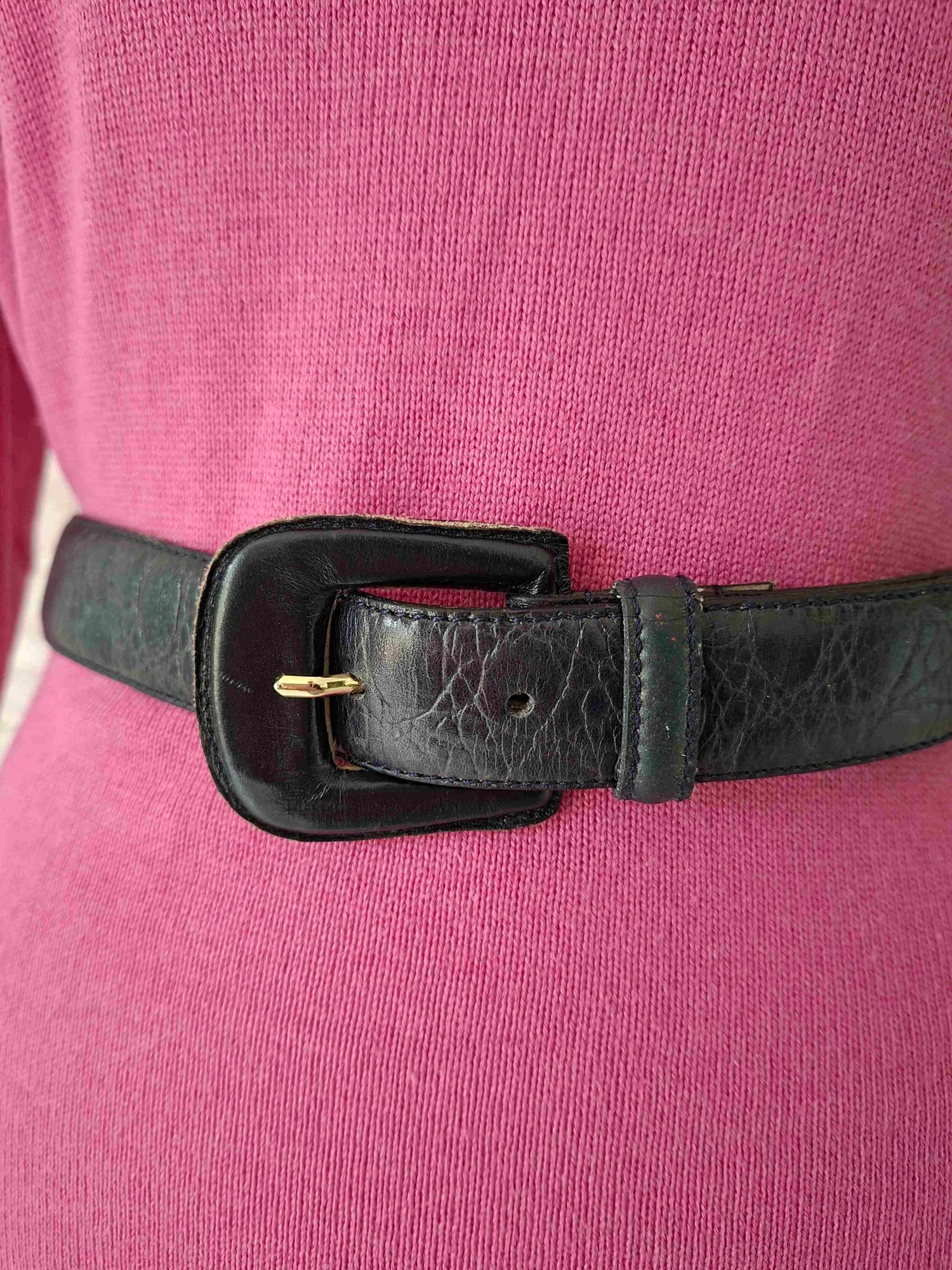 Leather belt