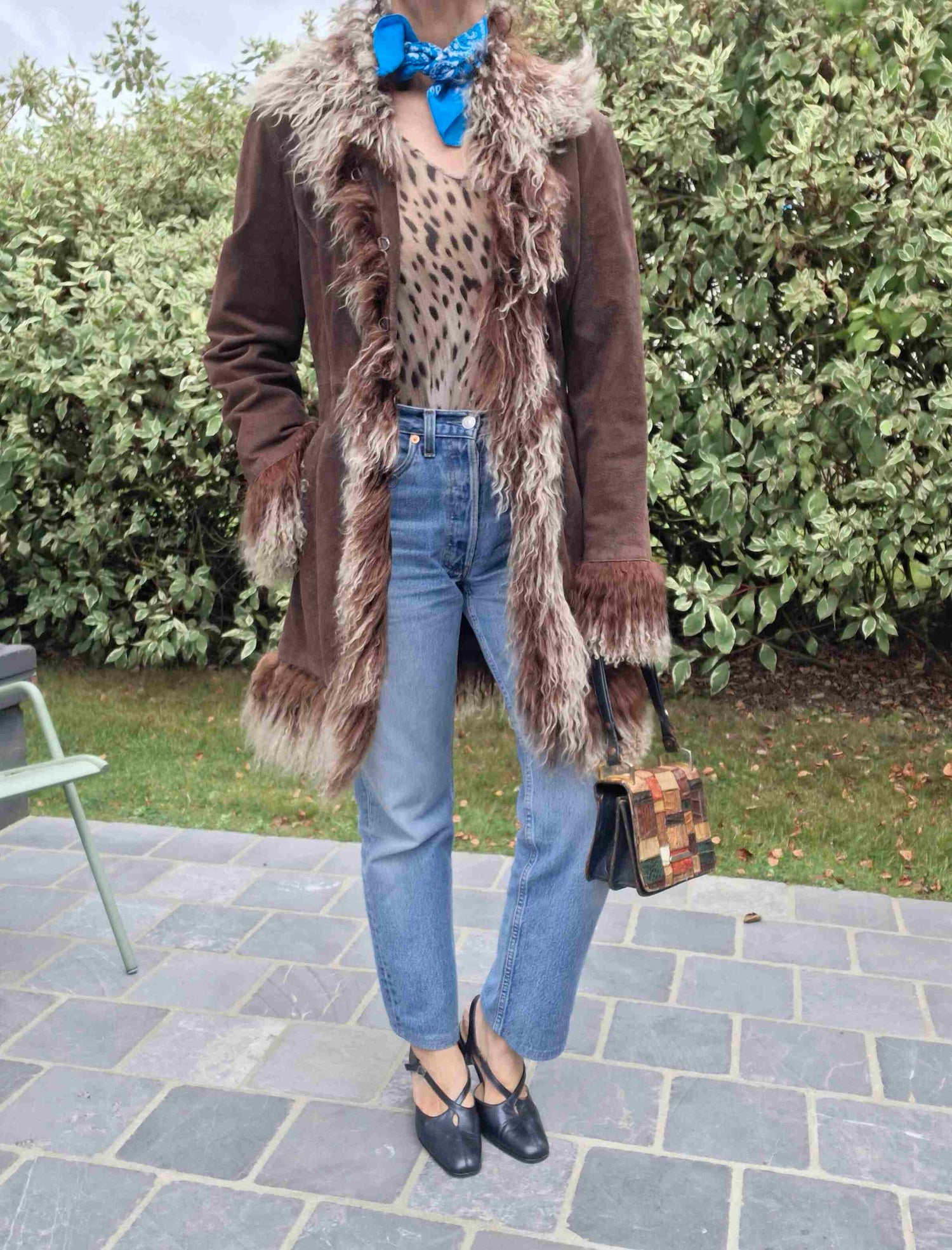 Manteau en fourrure 70's