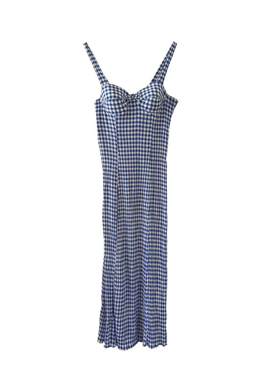 Vichy dress