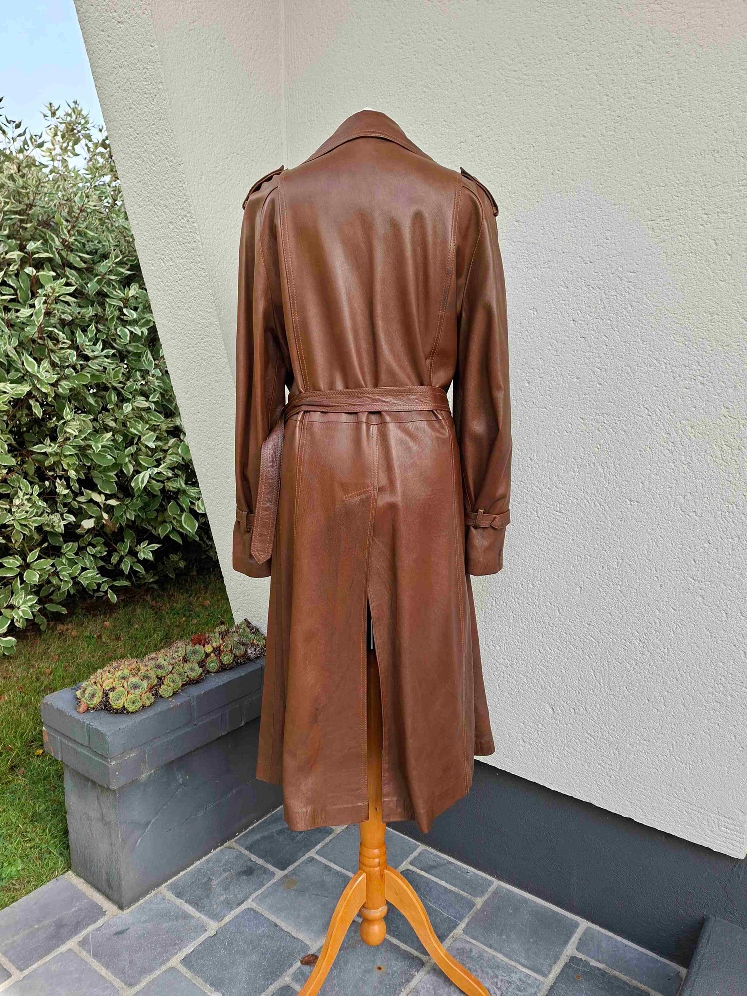 Trench en cuir