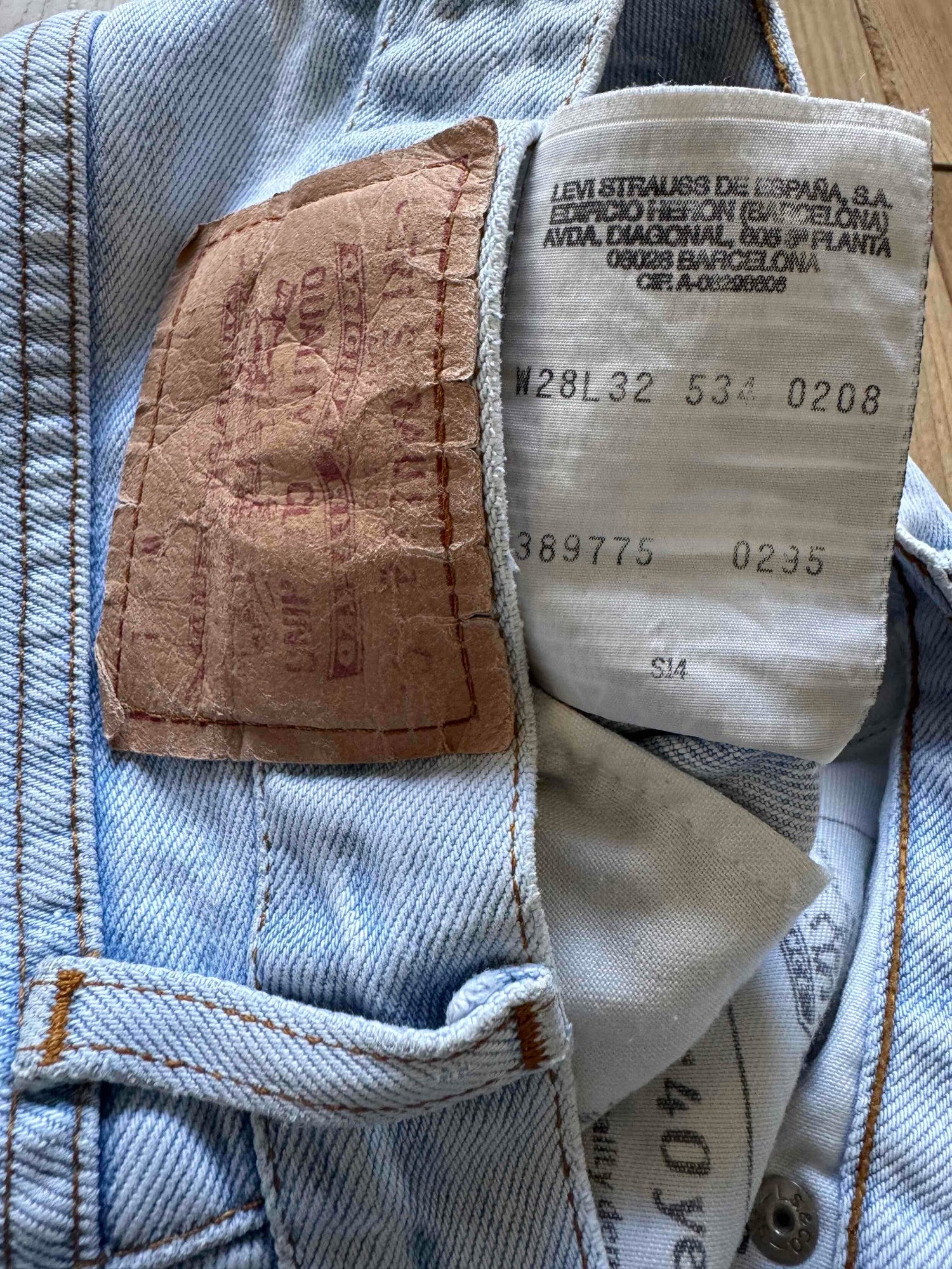 Jean Levi’s 534 W28 L32