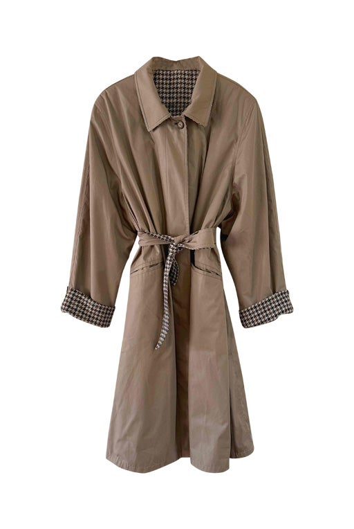 Trench réversible en laine