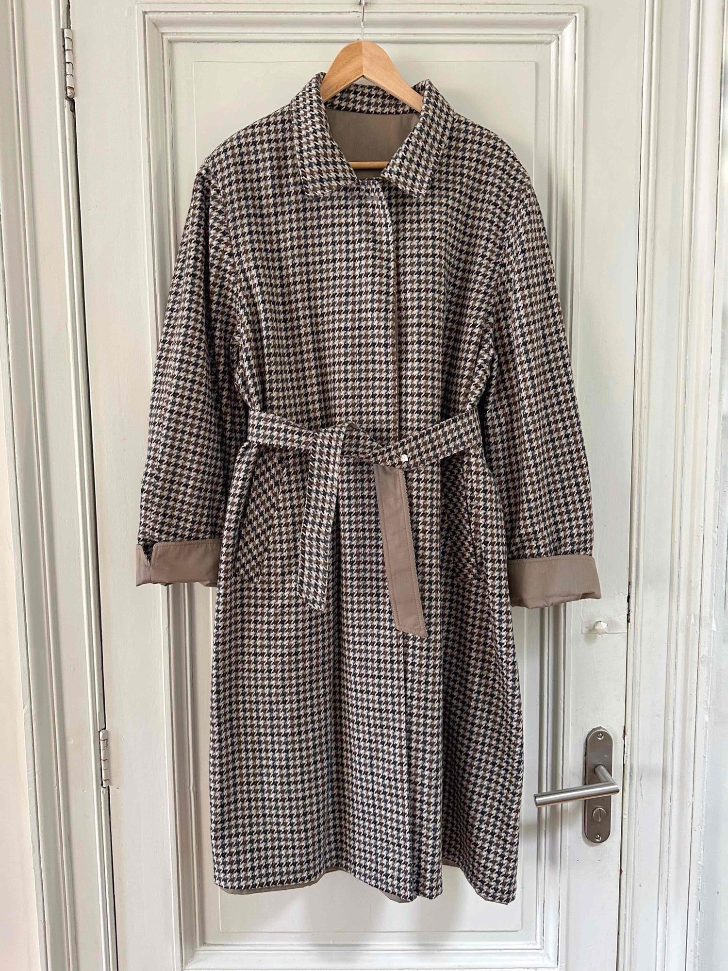 Trench réversible en laine