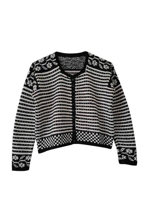 Striped cardigan