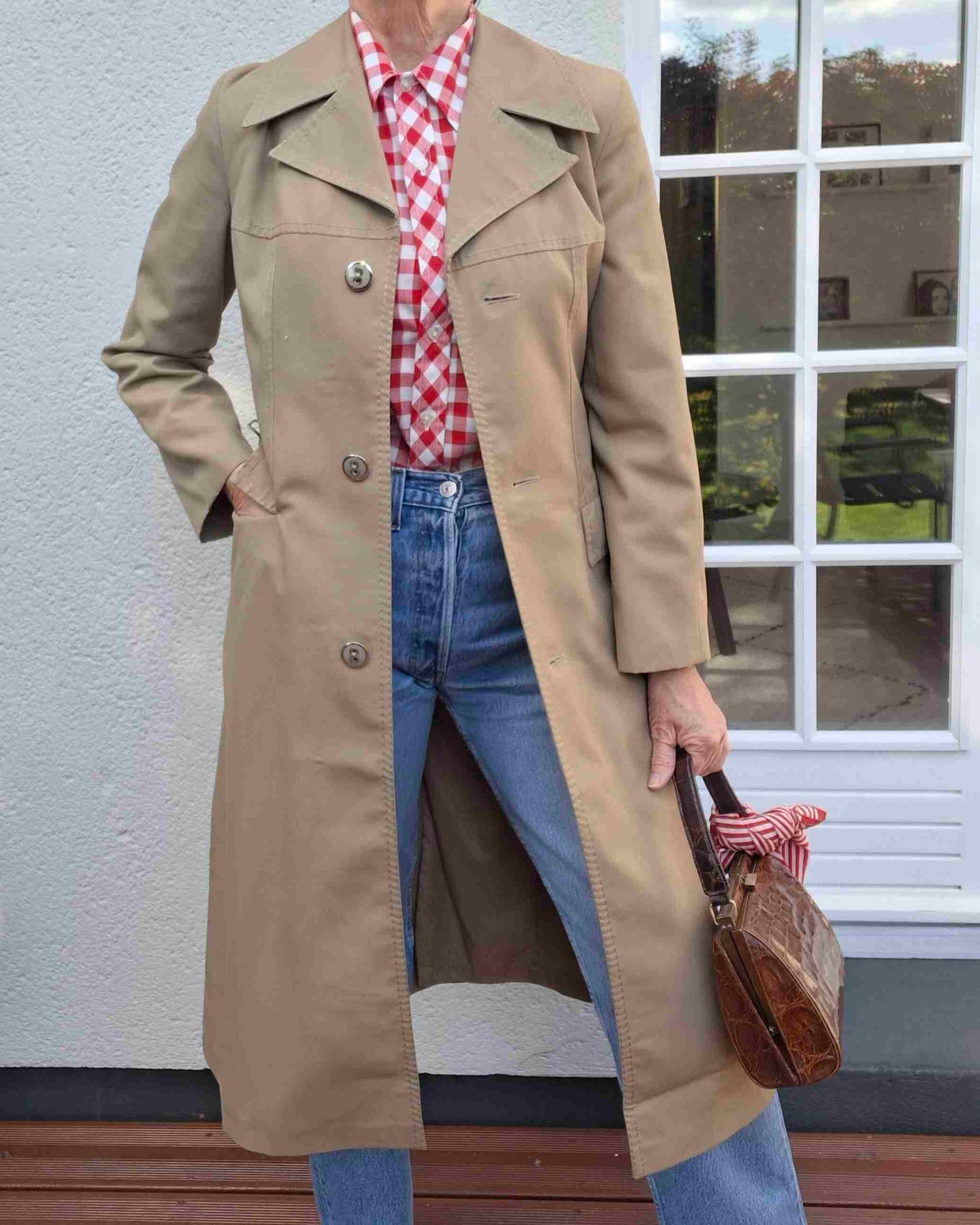 Cotton trench coat