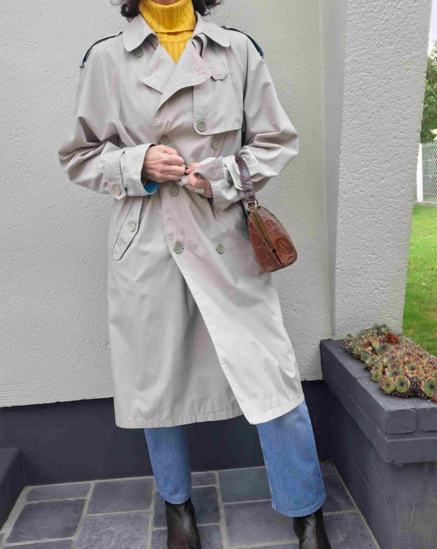 Cotton trench coat