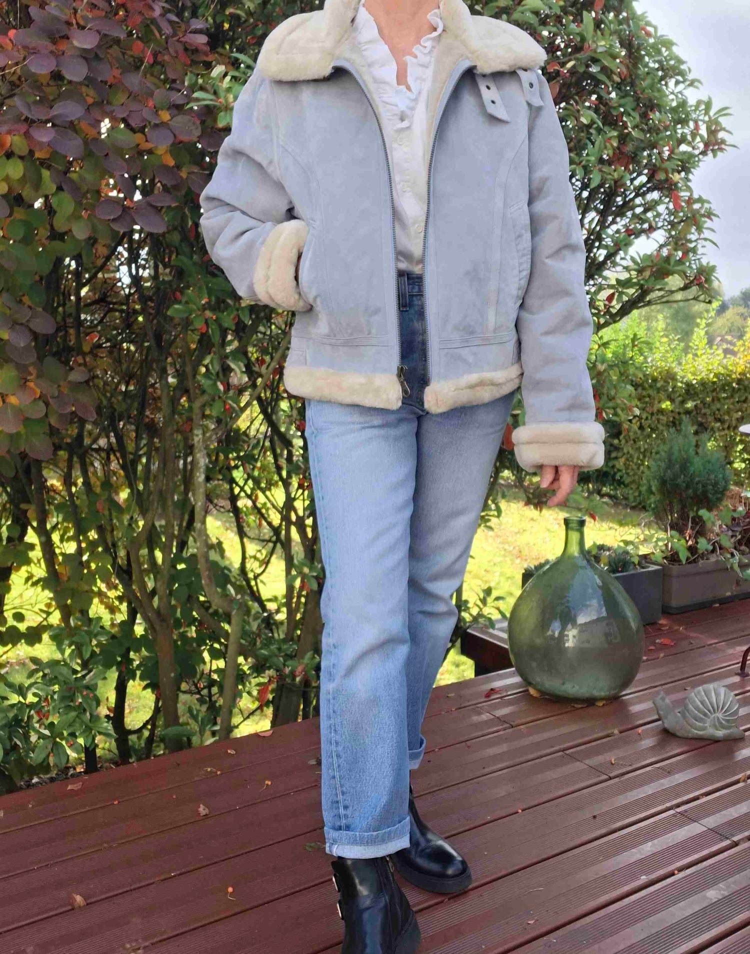 Bombardier peau lainée