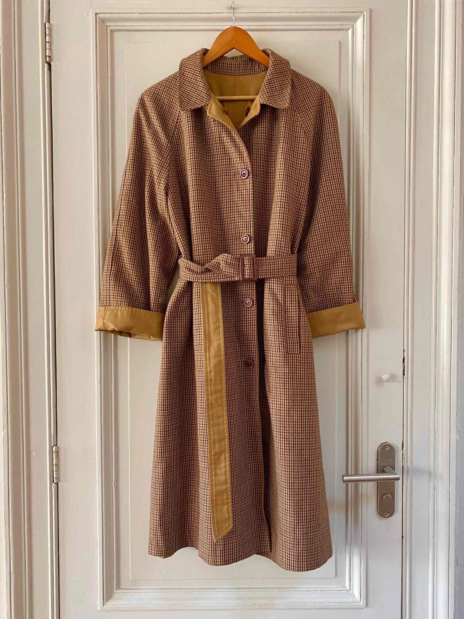 Reversible trench coat