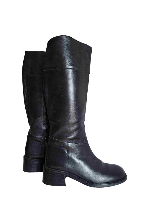 Bottes en cuir