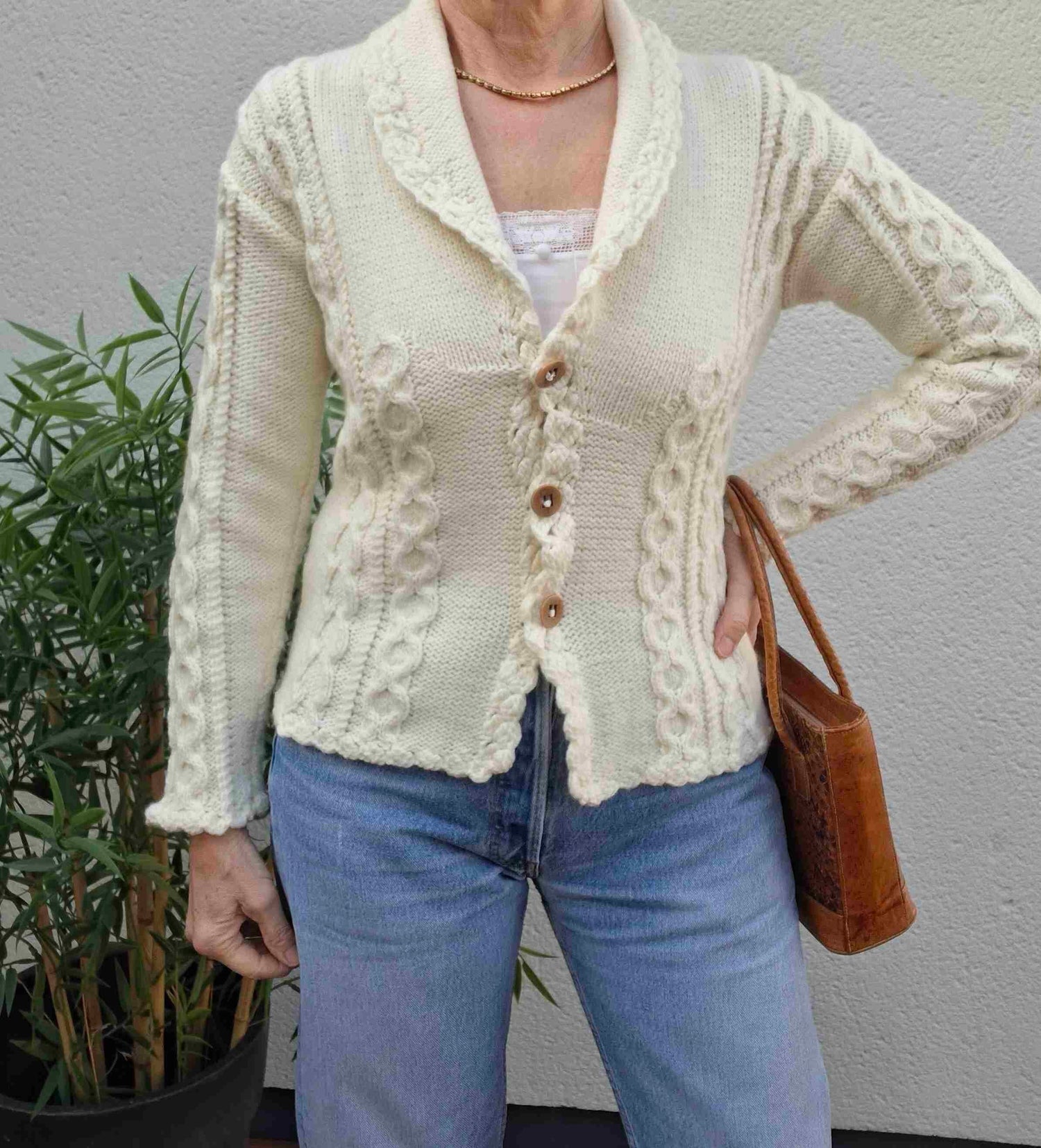 Cardigan en laine