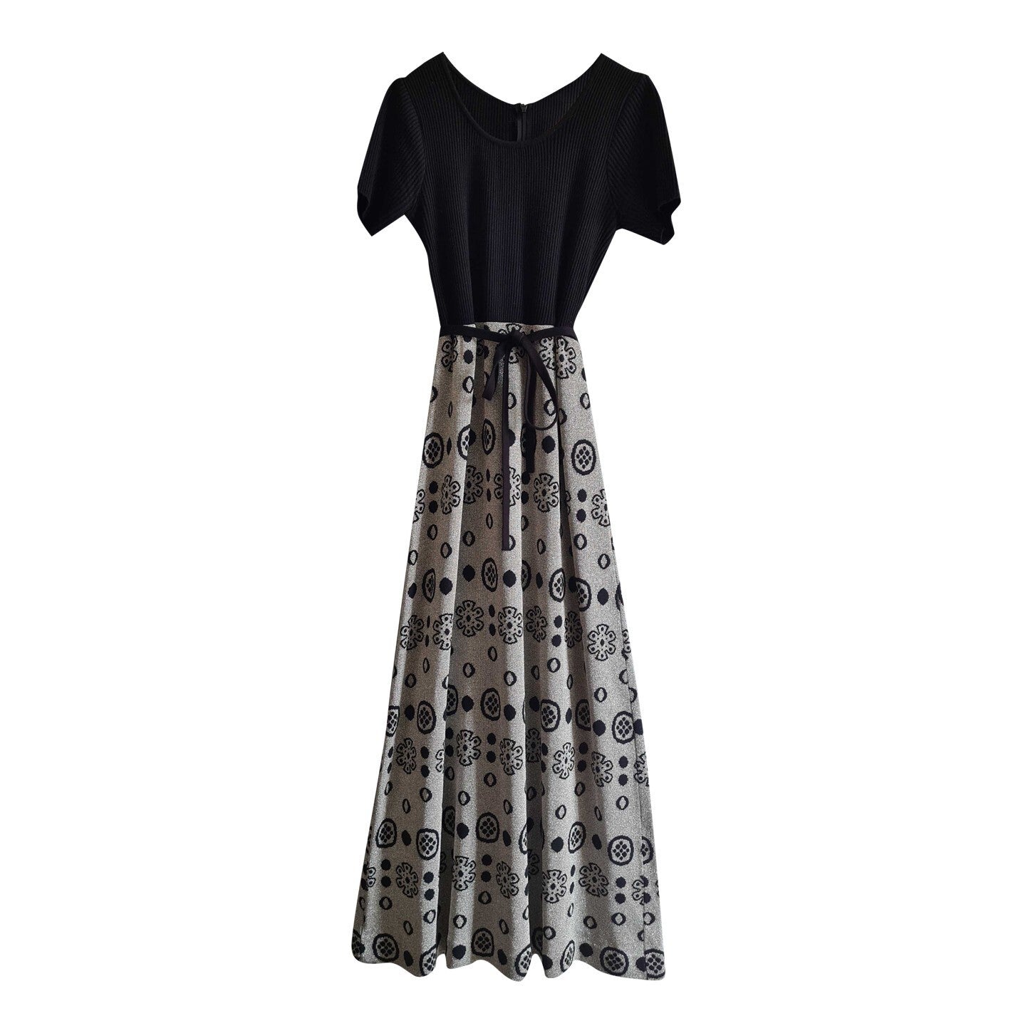 Dress in knit and lurex