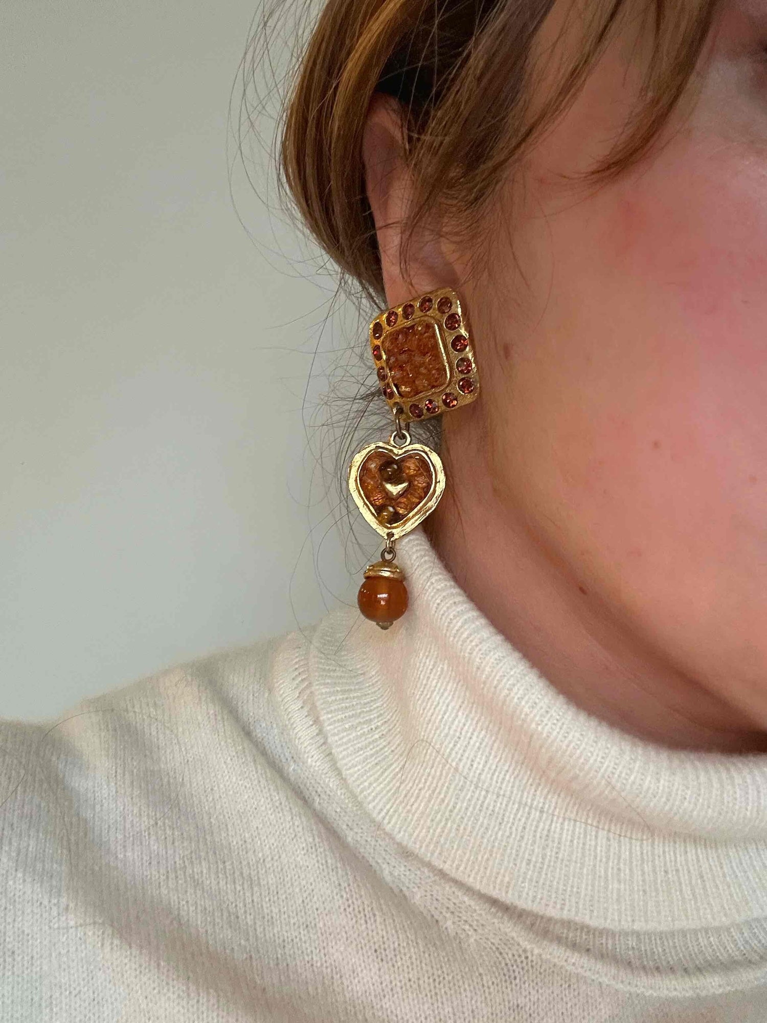 Clip-on earrings