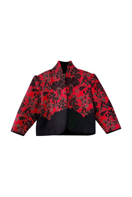 Veste matelassée en soie