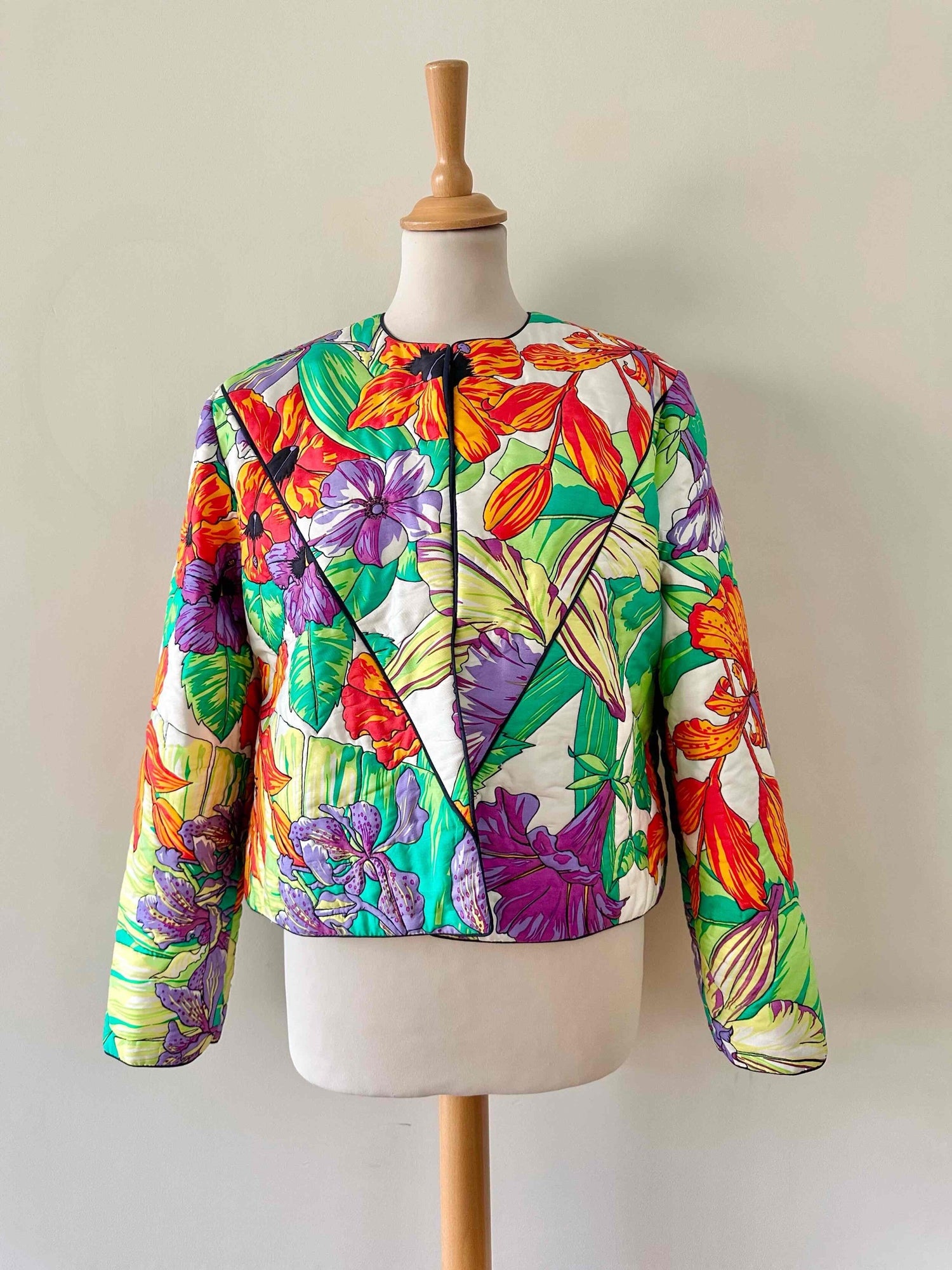 Veste matelassée en soie