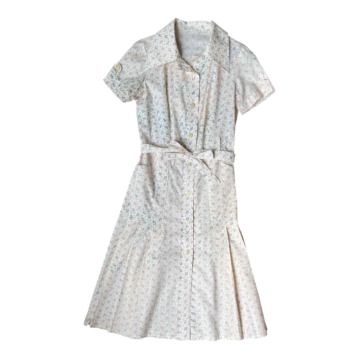 Cotton shirt dress