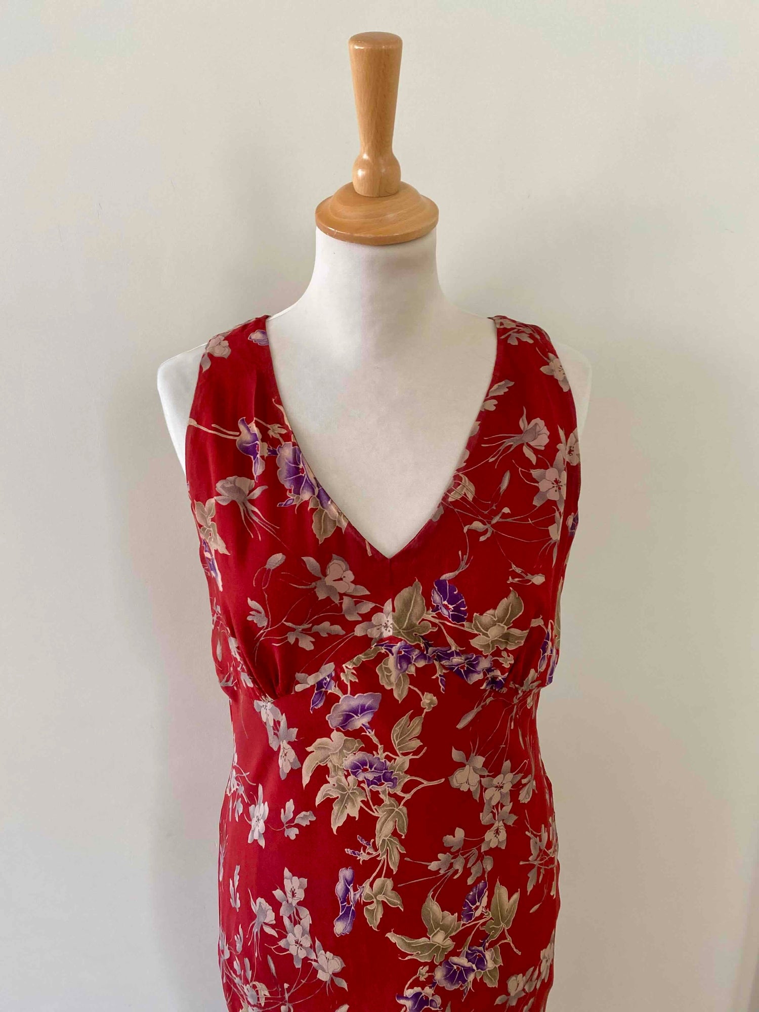 Long silk dress